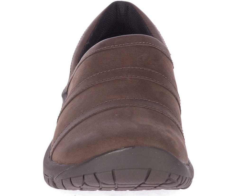 Merrell Barefoot Sko Dame - Encore Moc 4 Læder - Brune - ILQ854602